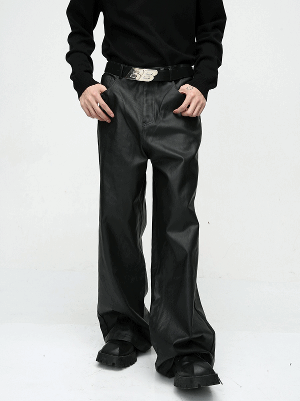 Rafine Leather Pants